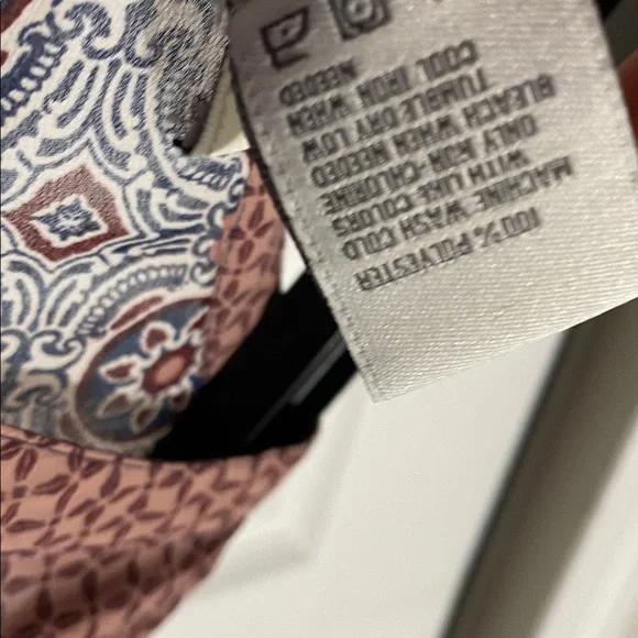 American Rag Cie lightweight sheer boho lace front shirt blouse top size XL - Picture 12 of 13